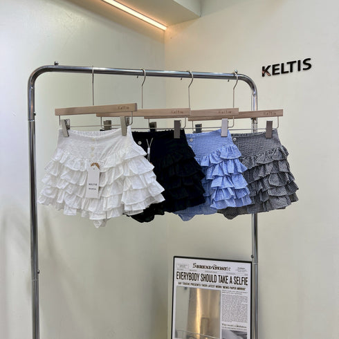 Ladies Tiered Mini Skirts